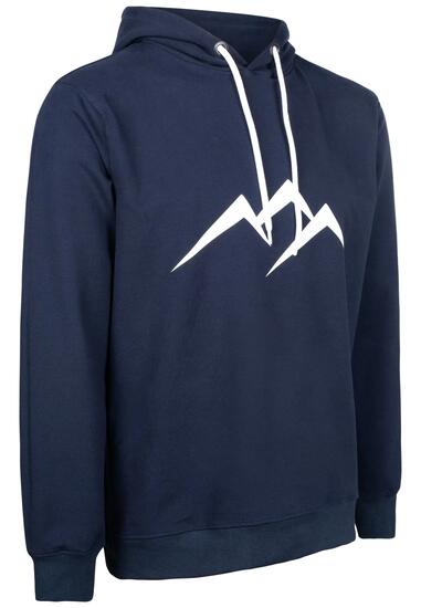 Femme Homme Randonnée Sweat à capuche premium Waldau bleu marine