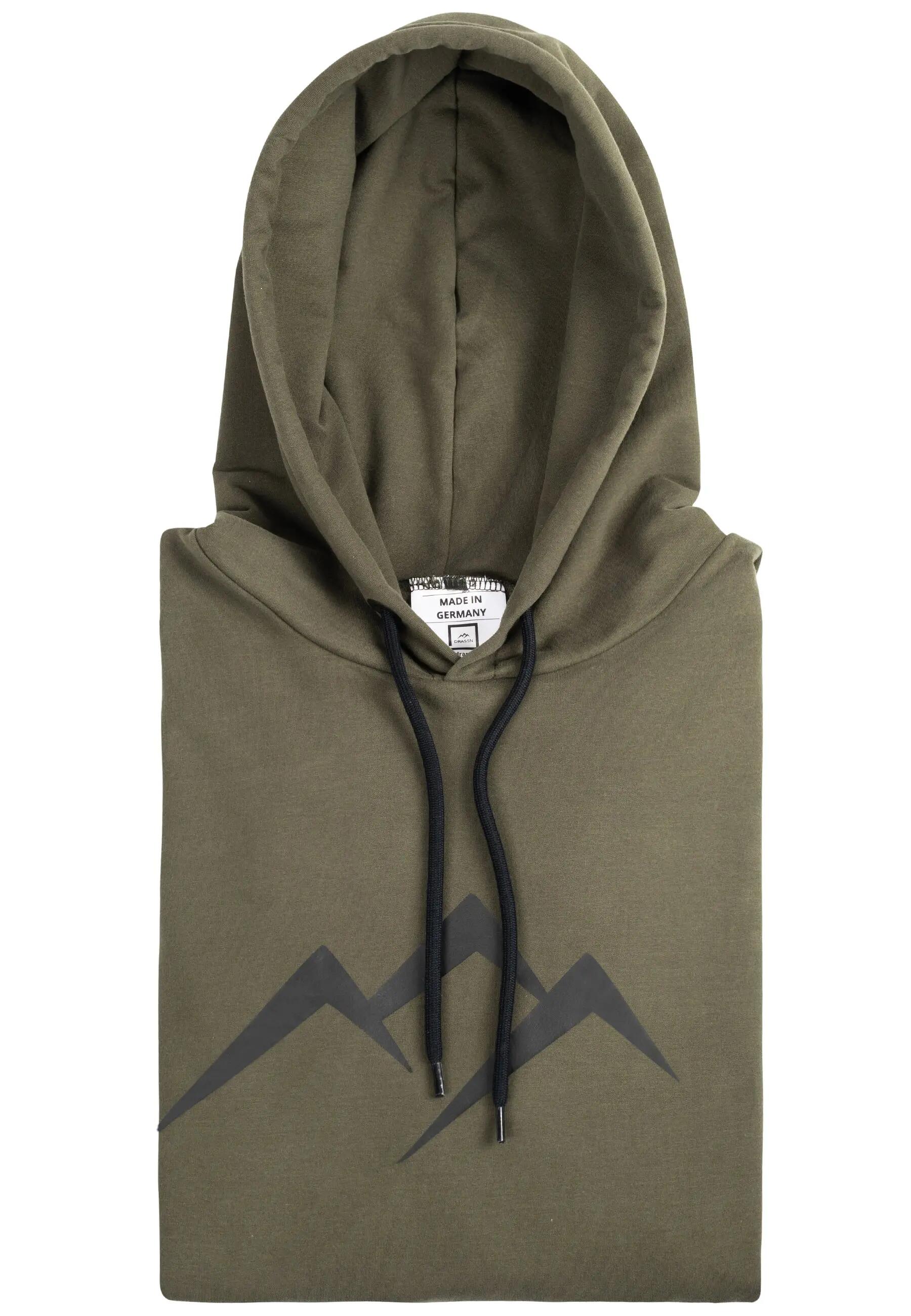 Donna Uomo Trekking Felpa con cappuccio premium Waldau verde oliva 6/6