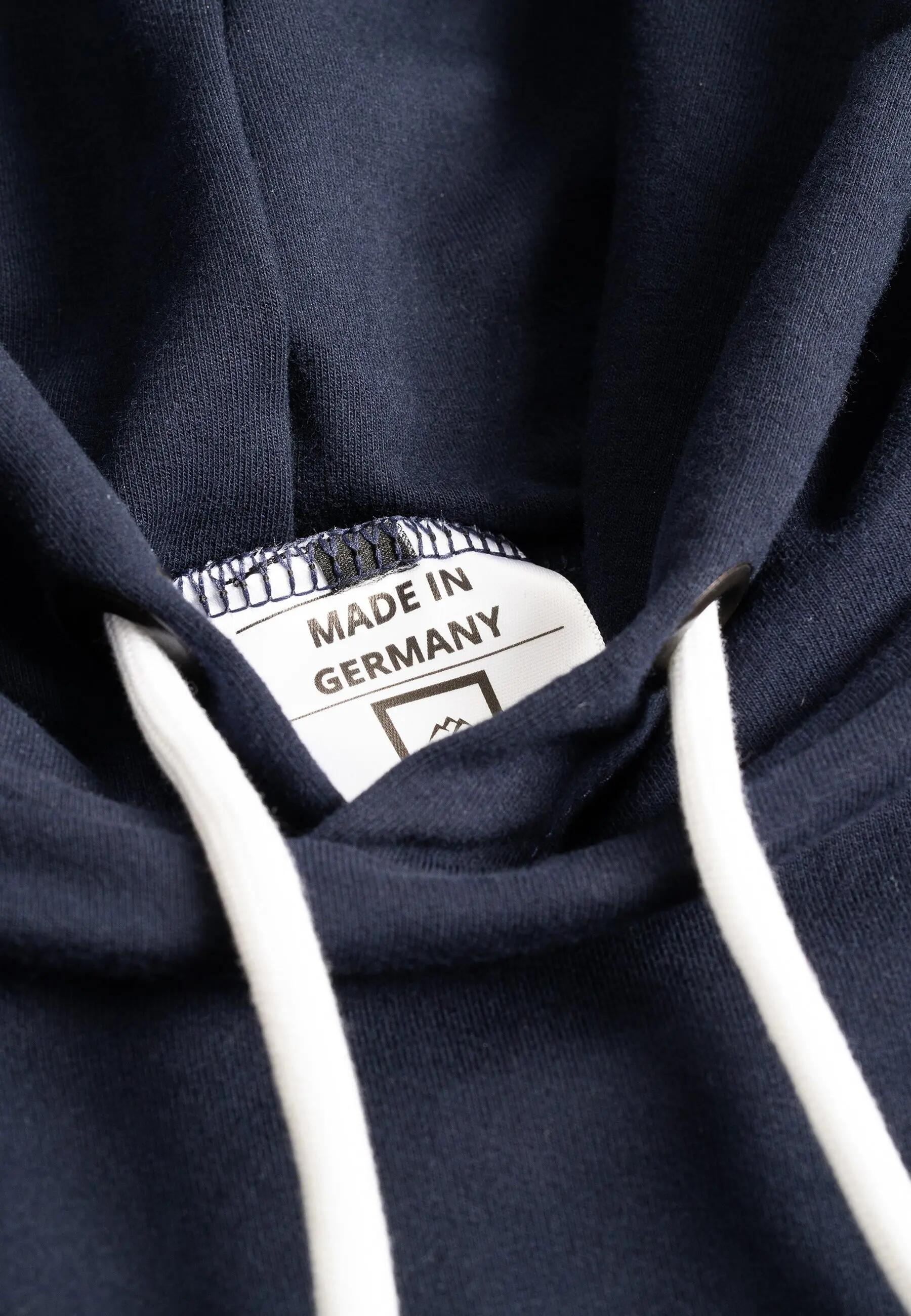 Donna Uomo Trekking Felpa con cappuccio premium Waldau blu navy 2/7