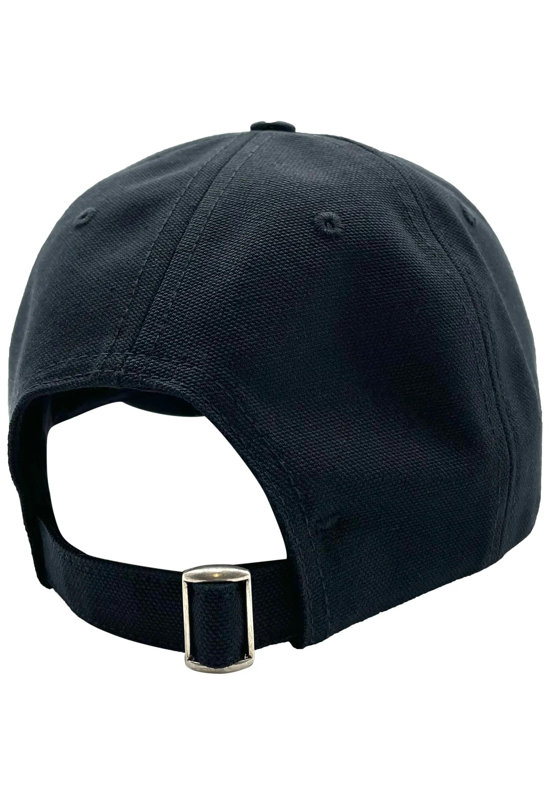 Donna Uomo Trekking Cappellino da baseball Tröbes nero ricamo grigio argento 3/4