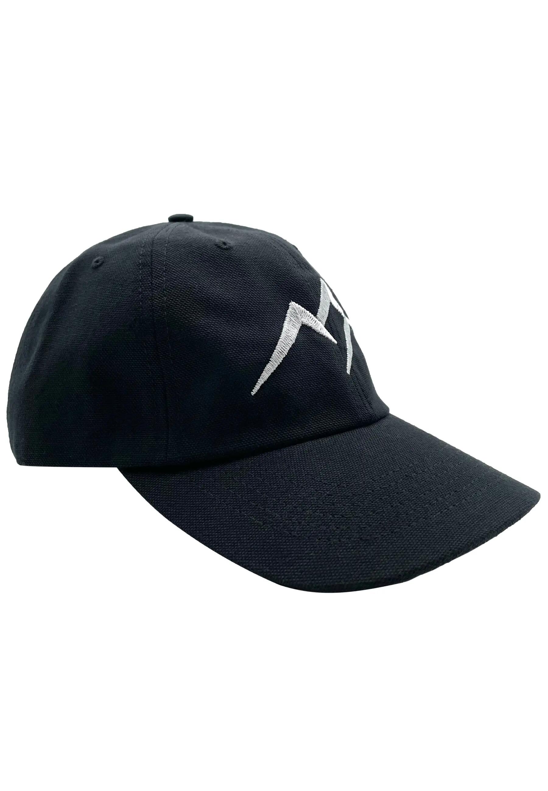 Donna Uomo Trekking Cappellino da baseball Tröbes nero ricamo grigio argento 2/4