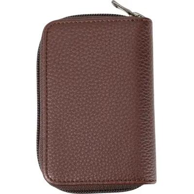 fz_forza Cardholder in PU con fodera 210D poliestere – 5221 Brown 3/4