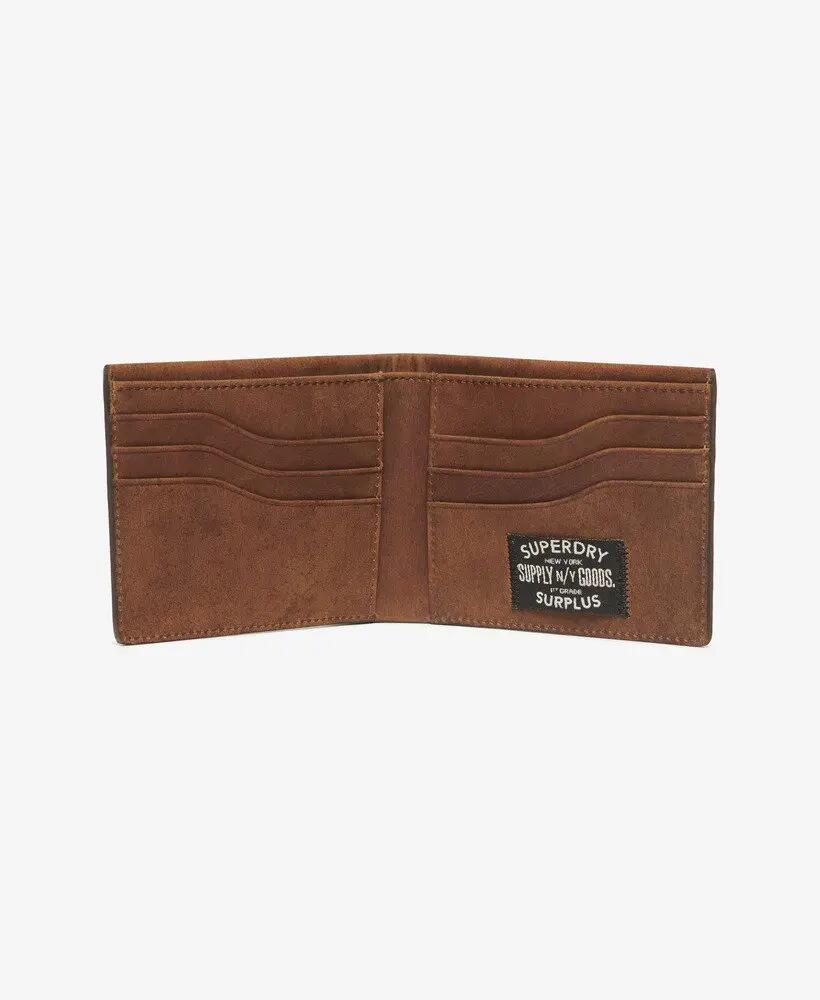 superdry Leren portemonnee bruin voor dames – BROWN 3/4