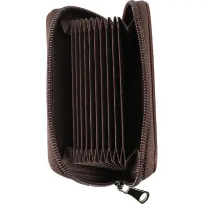 fz_forza Cardholder in PU con fodera 210D poliestere – 5221 Brown 2/4