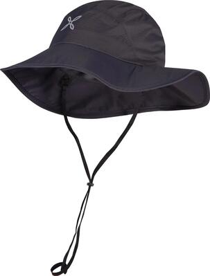 Hoed - outdoor - unisex - air wp 2 - waterdicht, brede rand - grijs