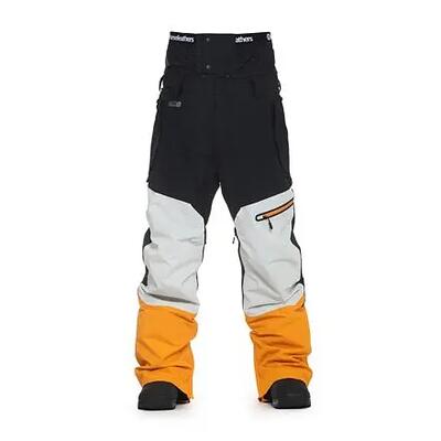 Broek - paardrijden - volwassenen - nelson pants - waterdicht - zwart/geel