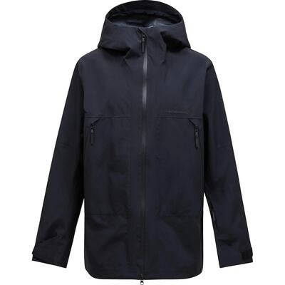 Jas - sportswear - unisex - edge hipe® 4l - technisch, robuust - zwart