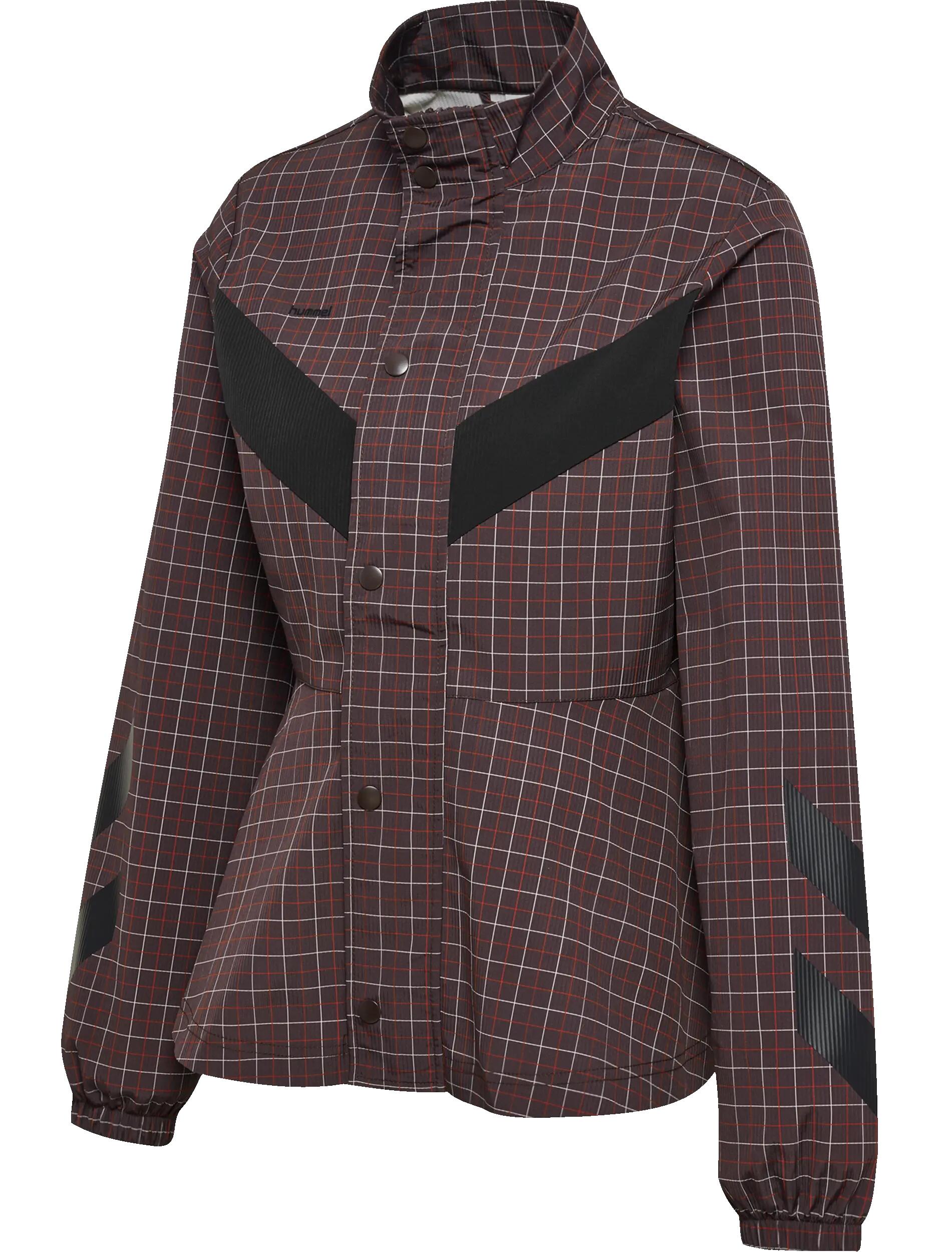 hummel Veste coupe-vent col montant à carreaux – CHECKERS 1/4