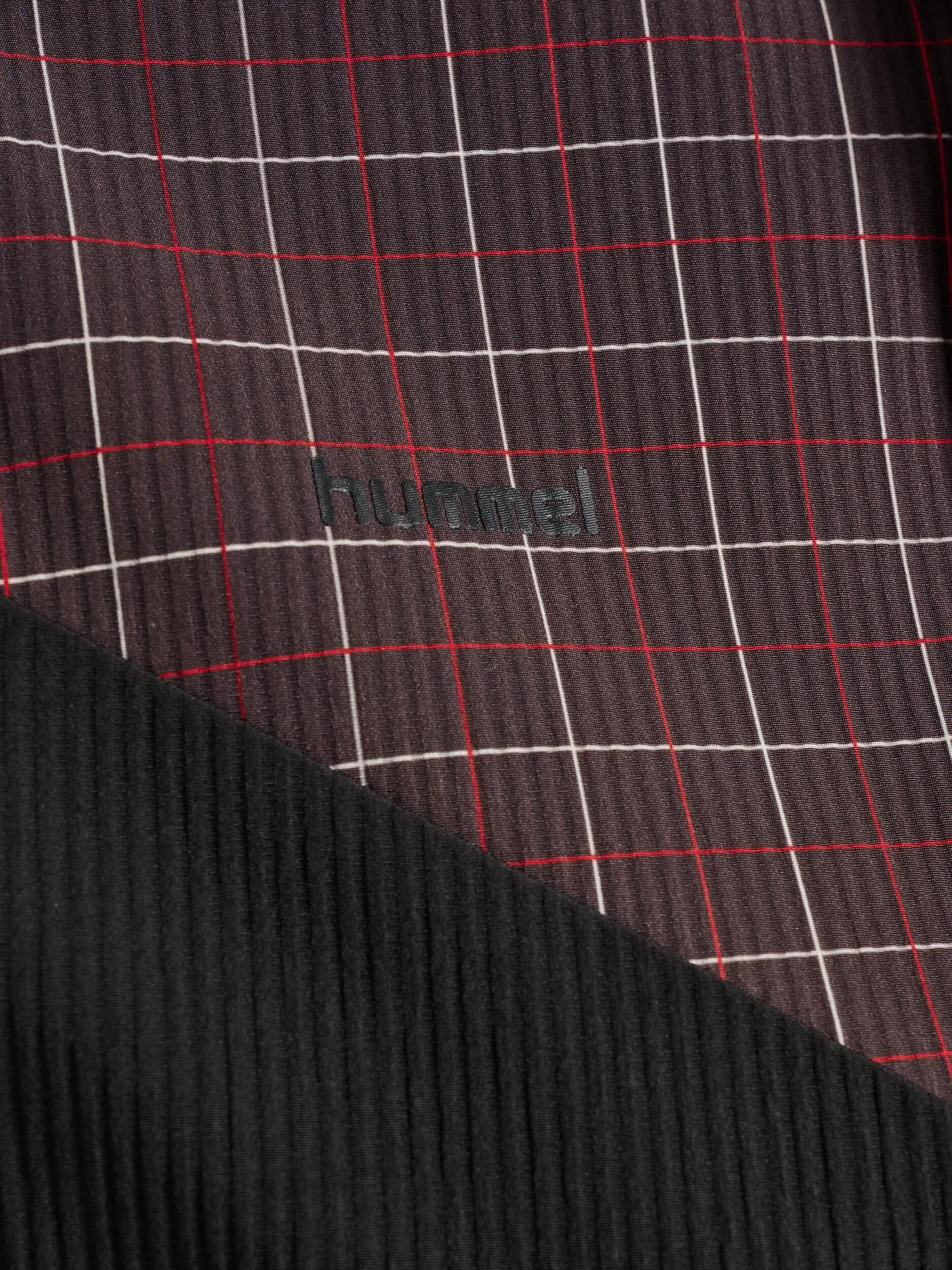 hummel Veste coupe-vent col montant à carreaux – CHECKERS 3/4
