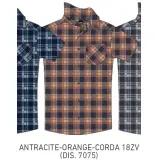 cmp Herrenhemd 100% Polyester – 18ZV Antracite-Orange-Corda 2/3