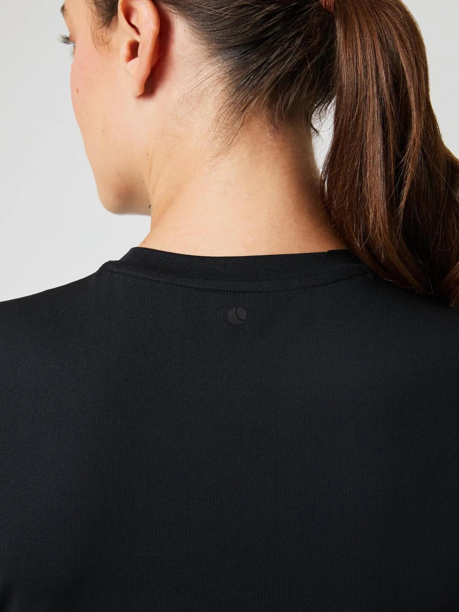 bjorn_borg Cropped T-shirt van gerecycled polyester – BLACK BEAUTY 5/5