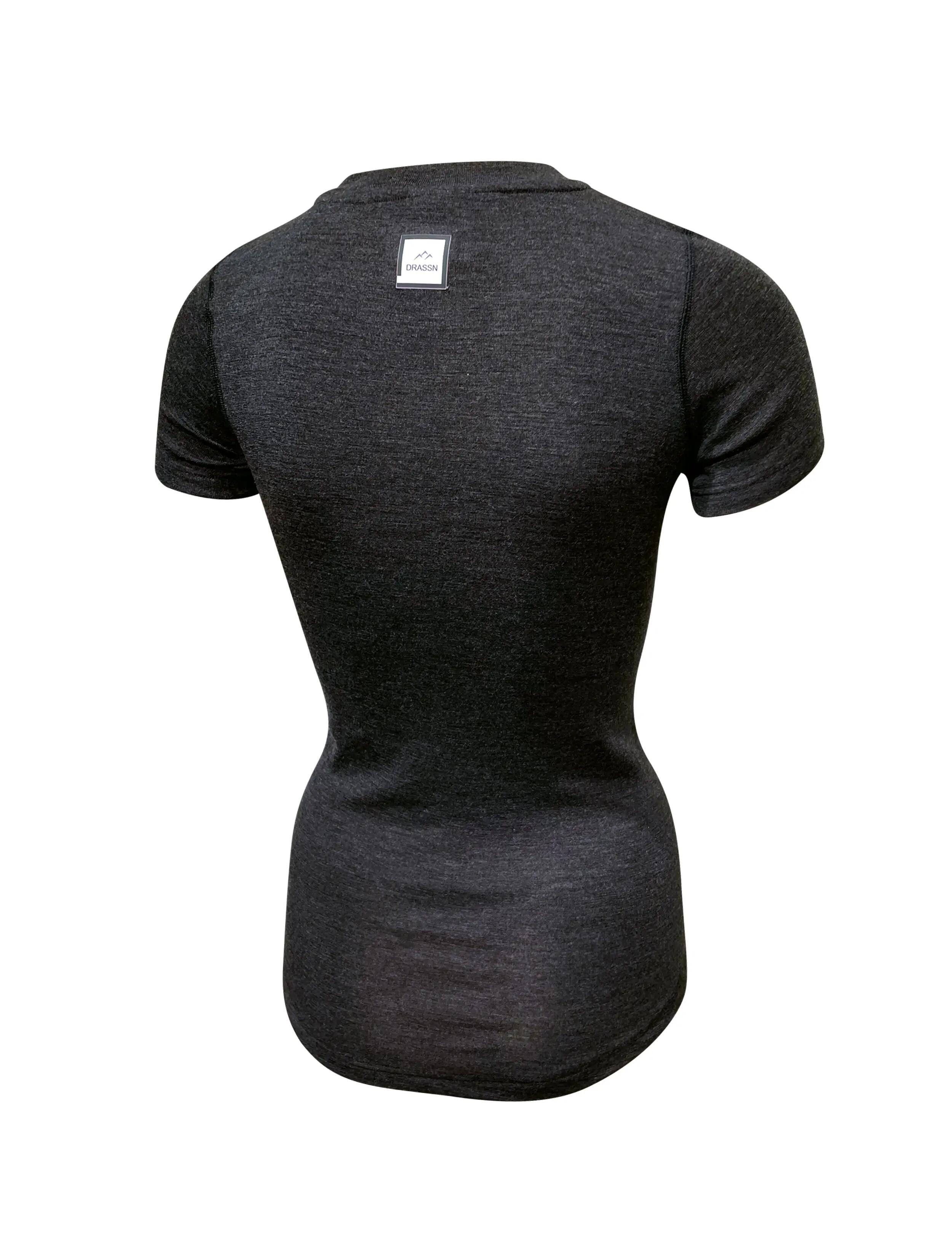 Donna Trekking Maglia intima merino manica corta Oberlind grigio scuro 2/3
