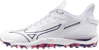 Shoes - field hockey - women - wave leopardus - wit/paars/roze