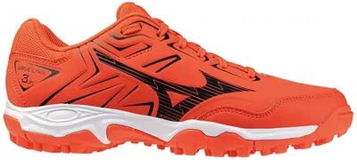 Shoes - hockey - junior - wave lynx 3, comfortabel en dempend - oranje/zwart/wit