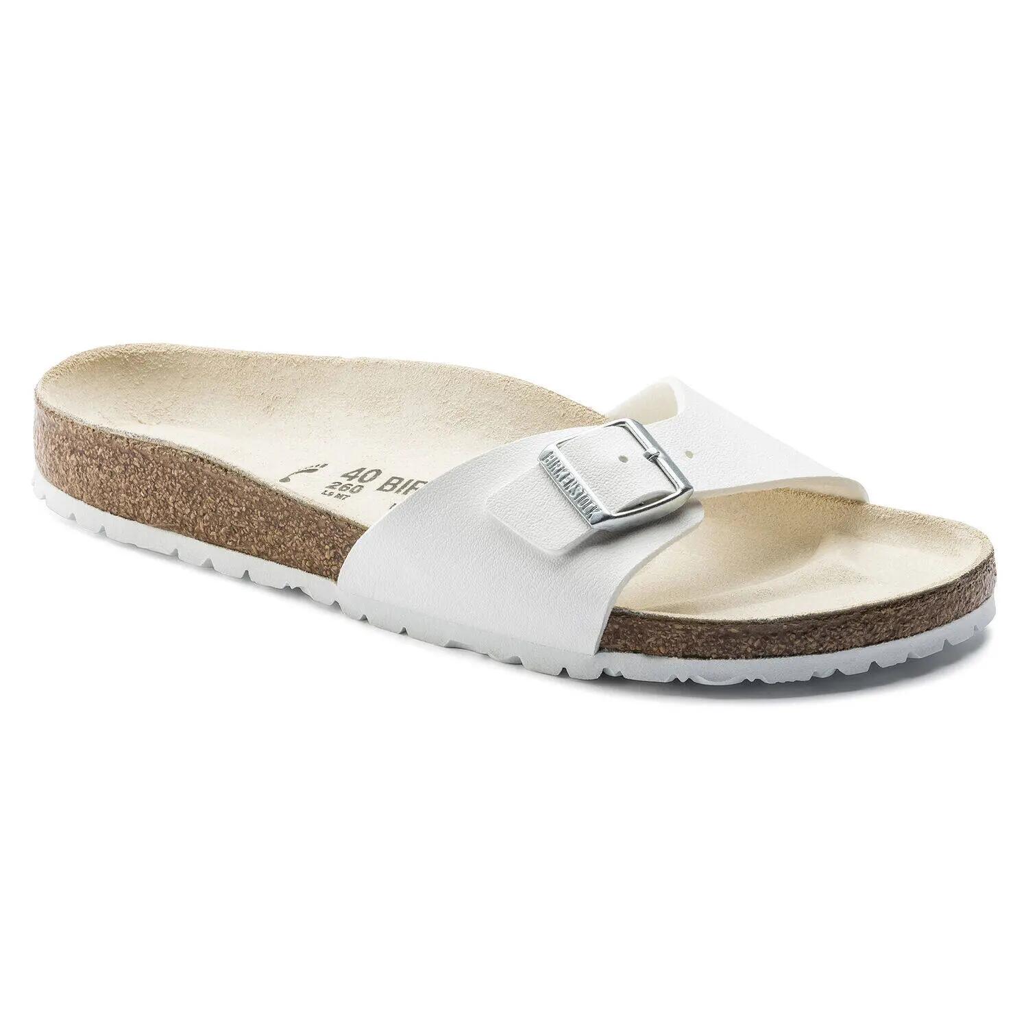 Sandales femme Birkenstock Madrid blanc standard 0040731 1/8