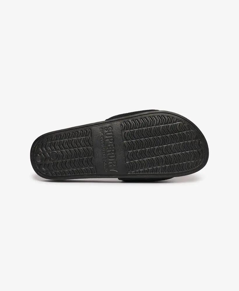 superdry Chinelos Utility Mesh Pool com tira em mesh bordada – Black 6/7
