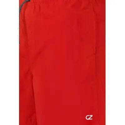 cruz Eyemouth M Basic Shorts V2 – boardshorty 100% poliamid – 4012 Fiery Red 3/4