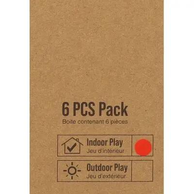 fz_forza Match Indoor Ball Pickleball - confezione da 6, TPE – 0113 Yellow 2/4