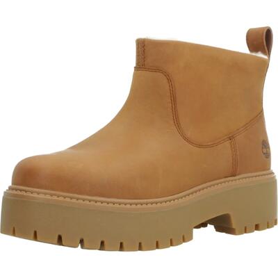 Bergschoenen stst mid warm lined boot rust, wide dames bruin