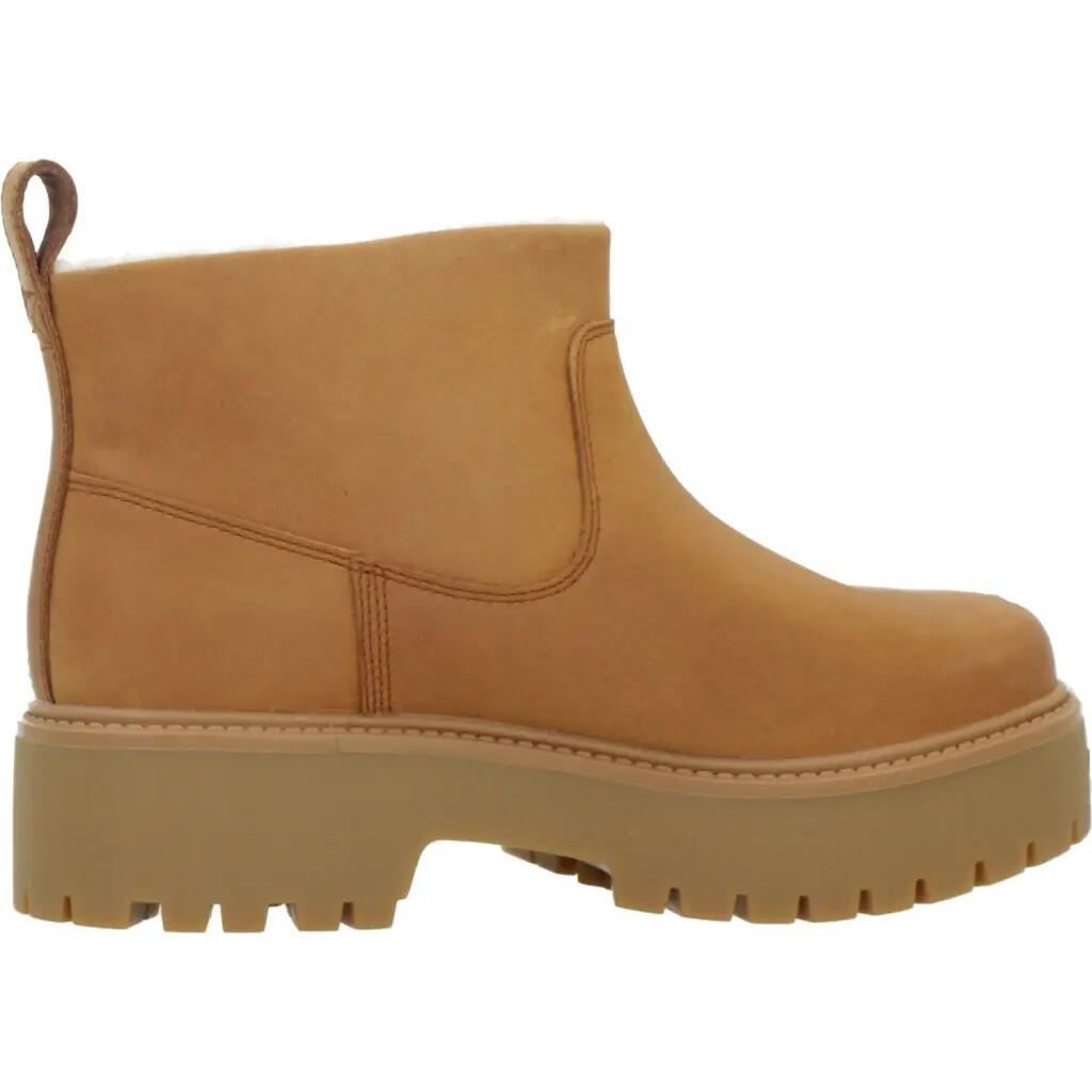 Stivali e stivaletti Donna STST MID WARM LINED BOOT RUST, Wide Marrone 4/5