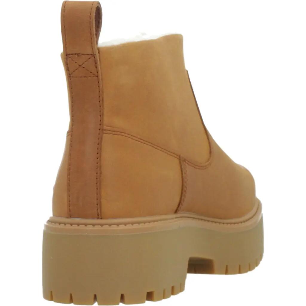Stivali e stivaletti Donna STST MID WARM LINED BOOT RUST, Wide Marrone 3/5