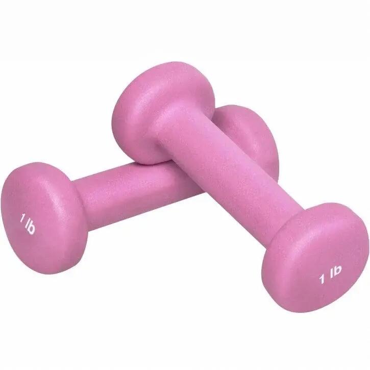 Halterele de gimnastică din neopren, rotunde, 1 - 10 lb - US EDITION