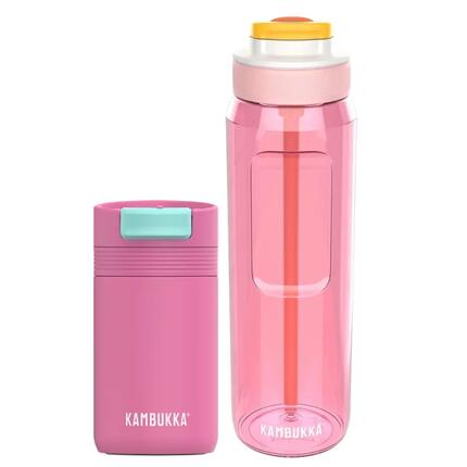 Kubek termiczny Cabo 300ml + butelka na wodę Lagoon 1l Zestaw Summertime Flow