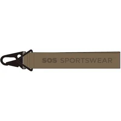 sos Gale Key Hanger Schlüsselanhänger aus Polyester – 1119 Shitake