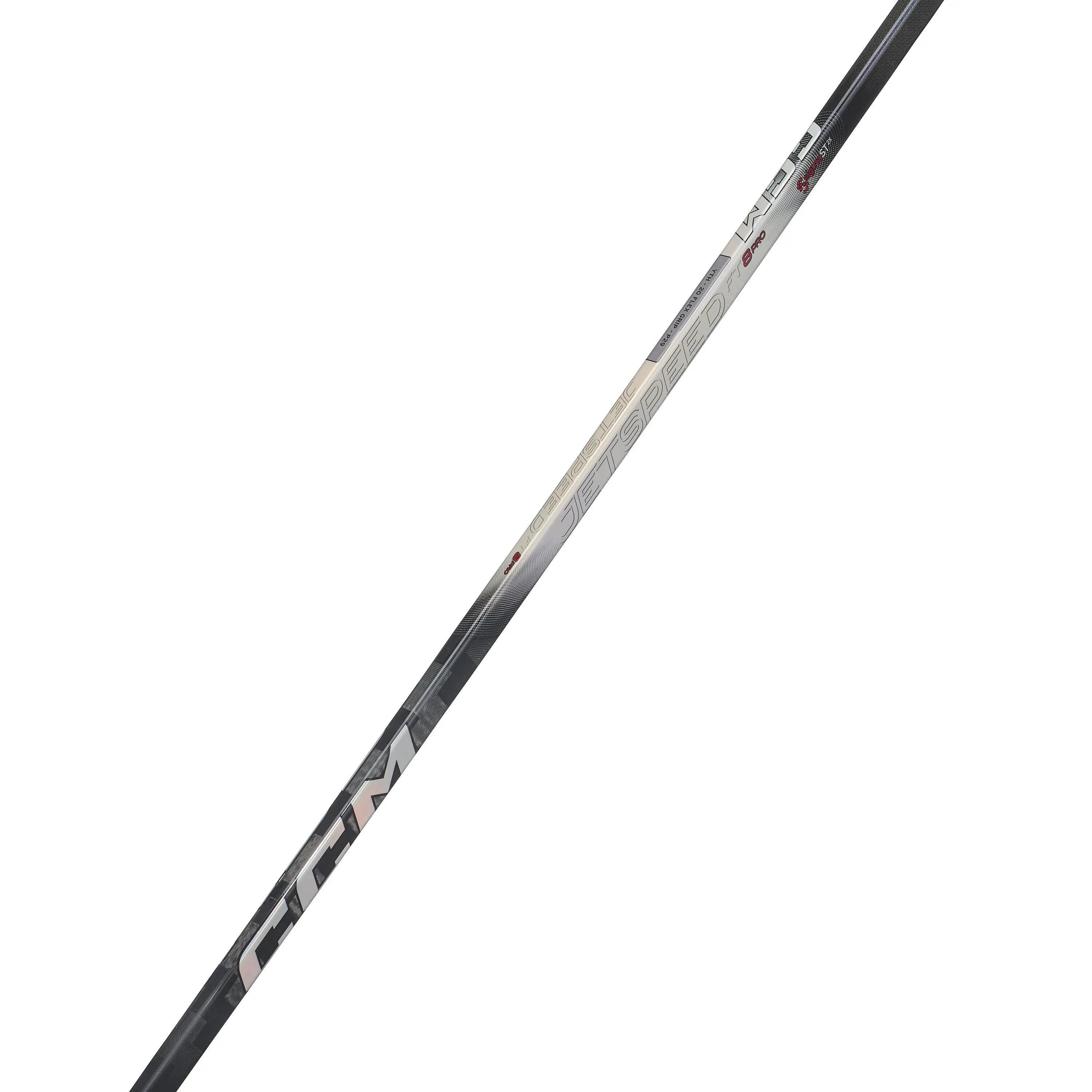 CCM JetSpeed FT8 Youth kij 30 czarny/biały – P28 R 5/9