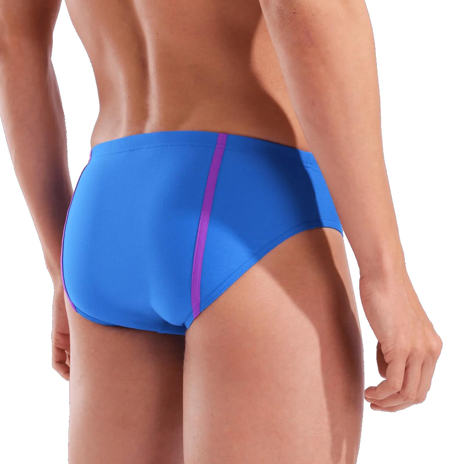Arena Cuecas Hyperflow Solid Masculinas de 7 cm - Azul/Roxo 7/7