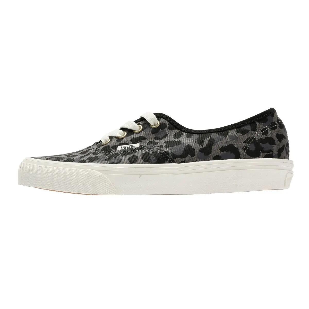 Vans Authentic Canvas Leopard Black/Pewter Trainers 6/6