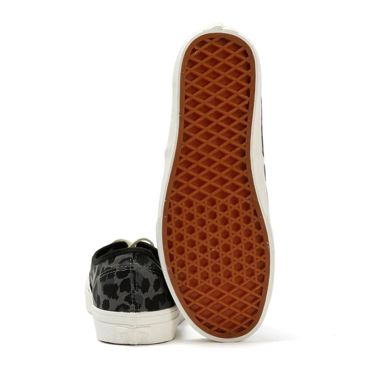Vans Authentic Canvas Leopard Black/Pewter Trainers 4/6