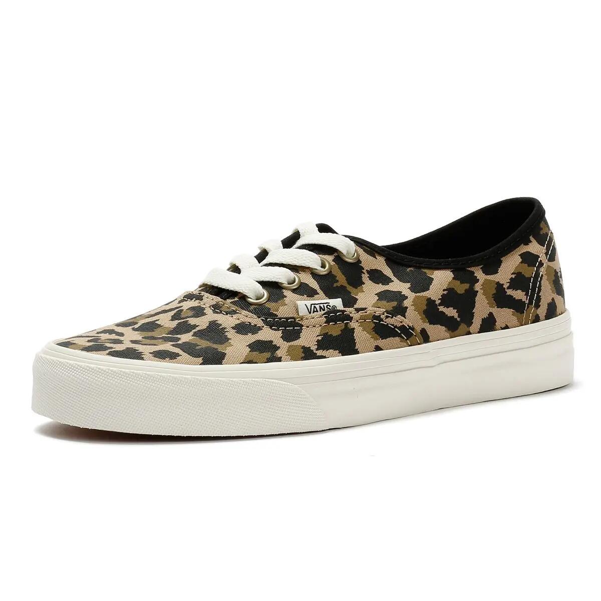 Vans Authentic Canvas Women's Leopard Black/Insense Trainers 3/6