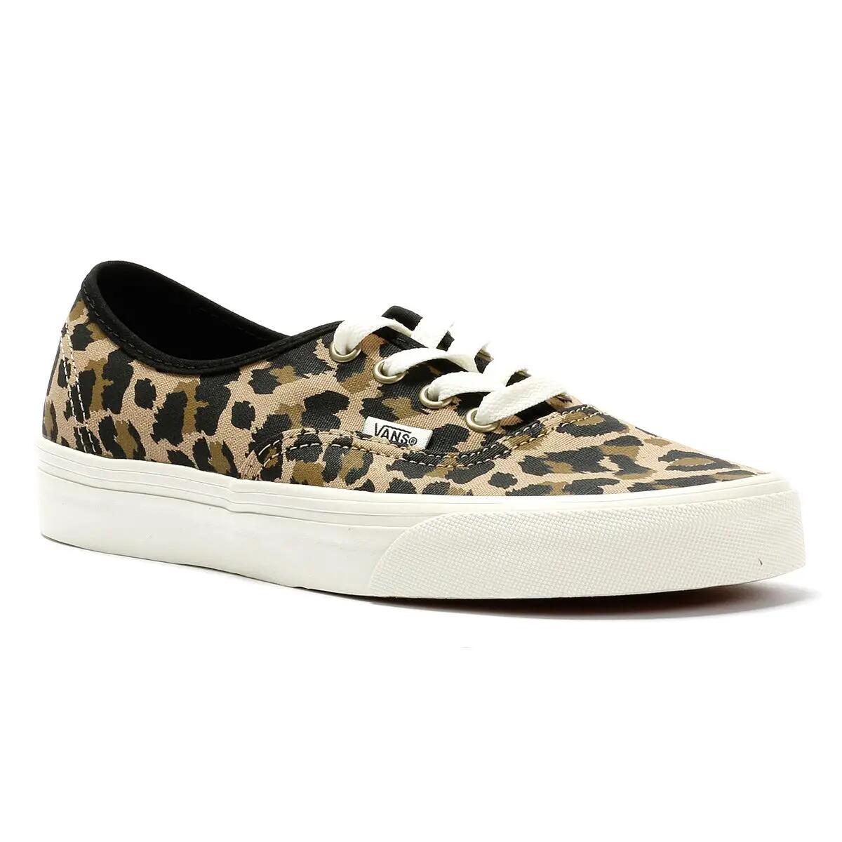 Vans Authentic Canvas Women's Leopard Black/Insense Trainers 2/6