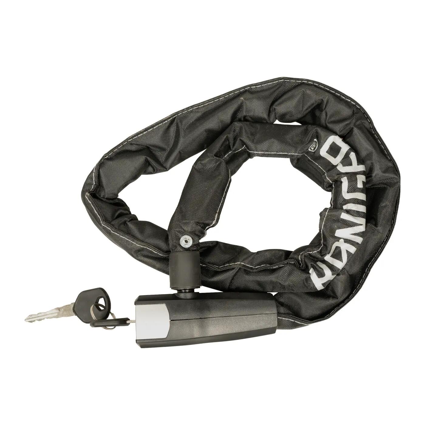 Cadenas de chaîne noir de luxe de 110 cm avec fonction Auto-Click 3/4