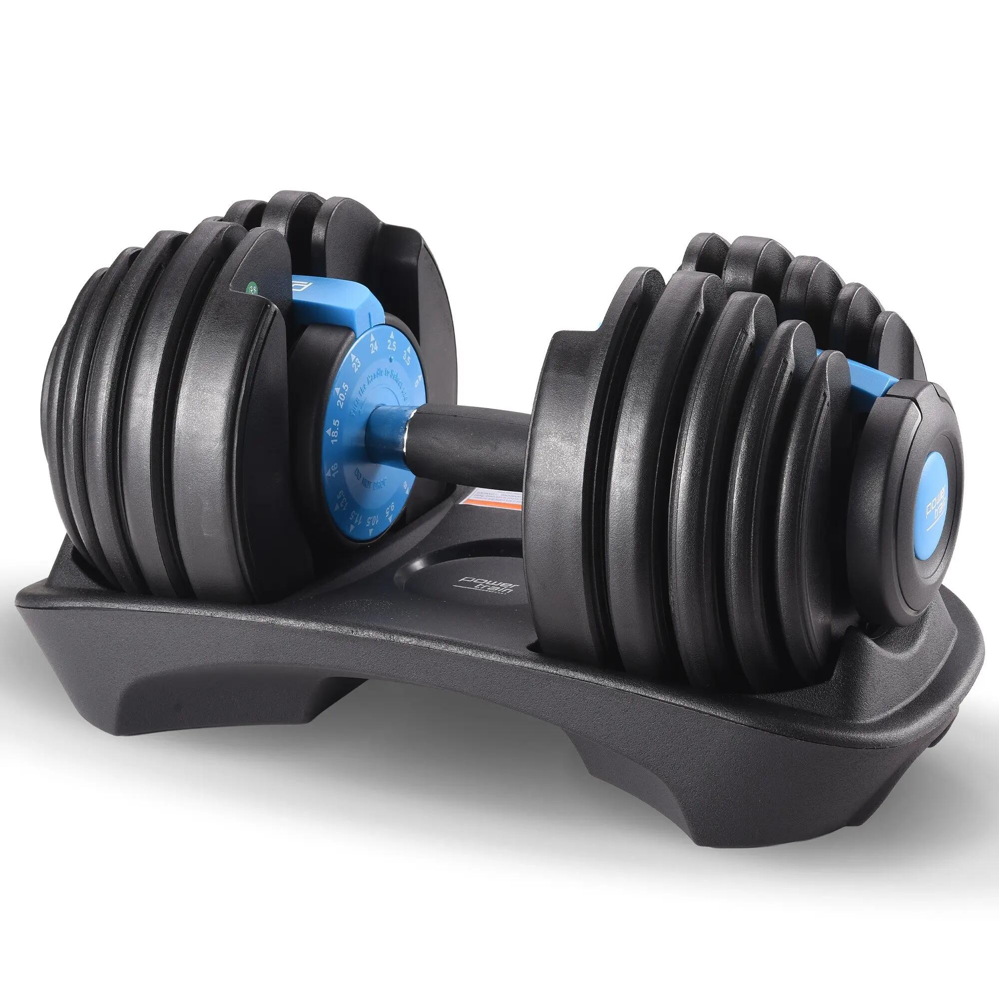 1x 24KG Powertrain Adjustable Home Gym Dumbbell