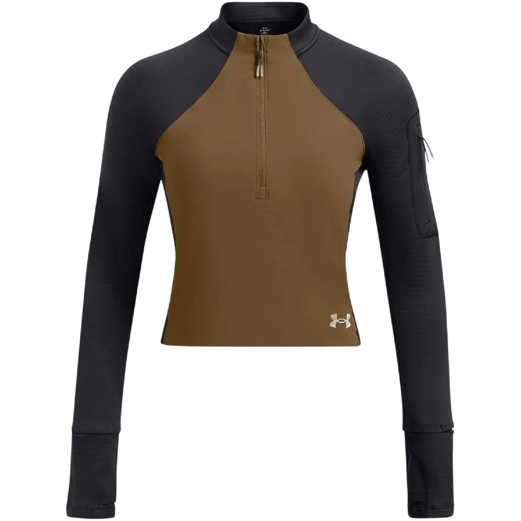 Under Armour Womens/Ladies Trail Run Half Zip Long-Sleeved Top