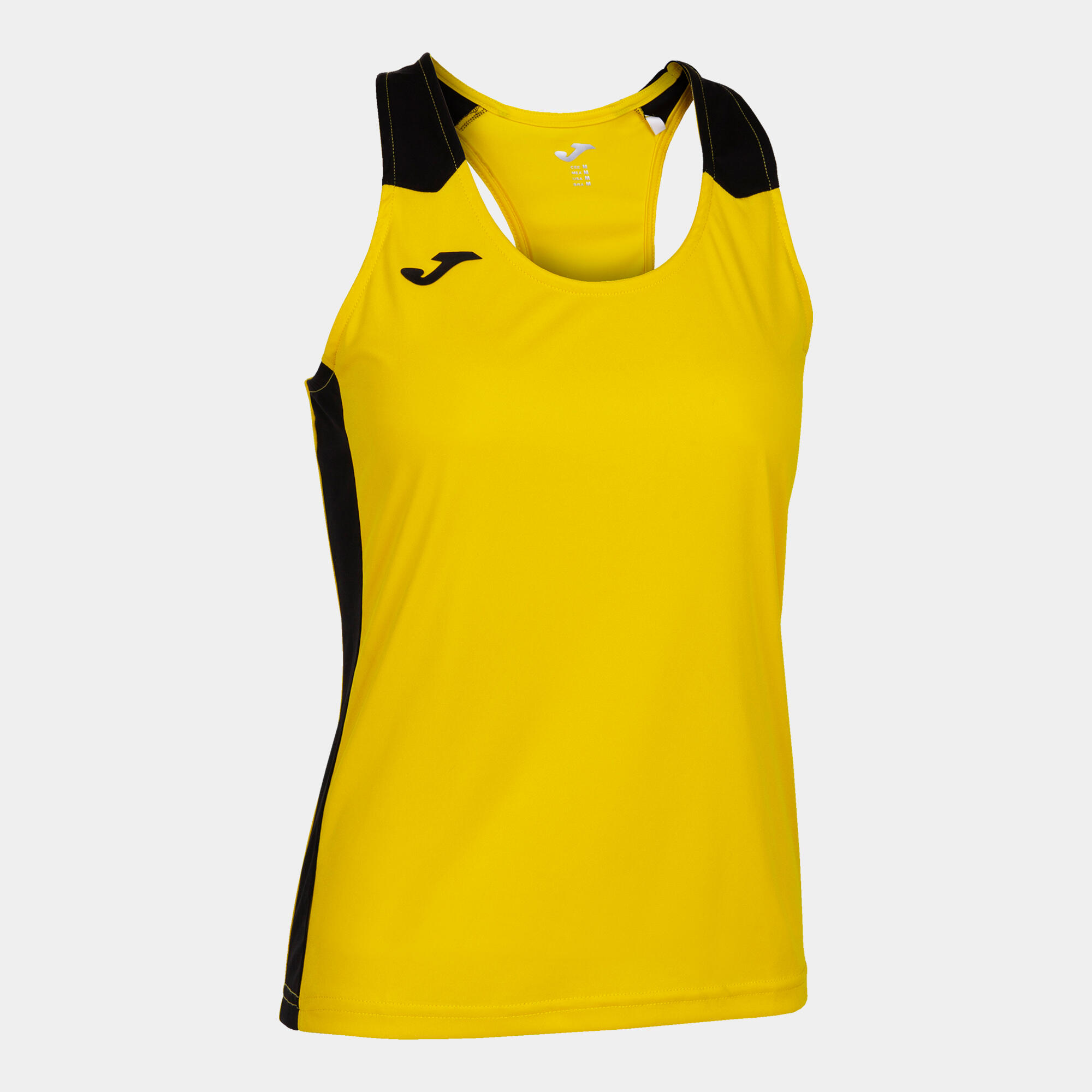 Joma - Débardeur Running Femme Joma Record Ii Jaune - T-shirt Sans Manche - Jaune|noir - 42 M/l - Decathlon
