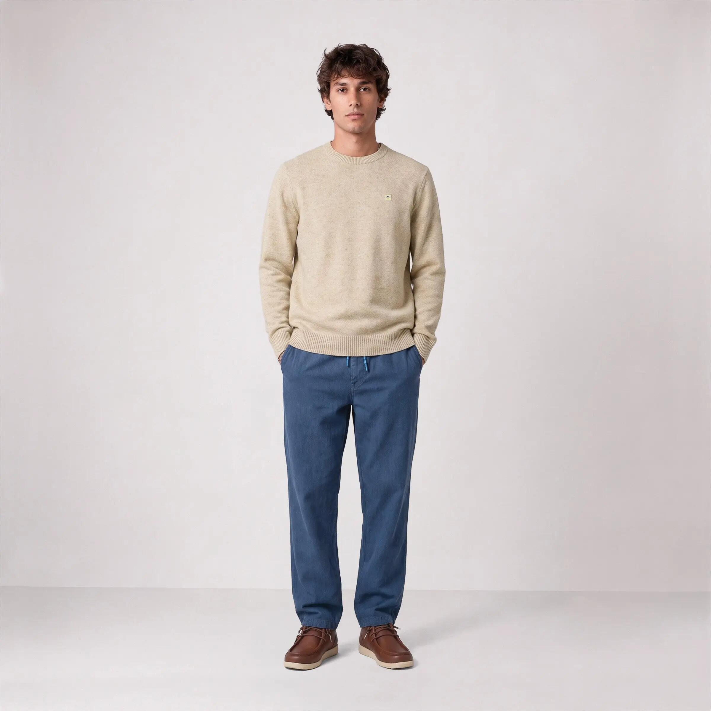Pantalon 551 en coton à taille élastiquée bleu SBPLAY 6/6