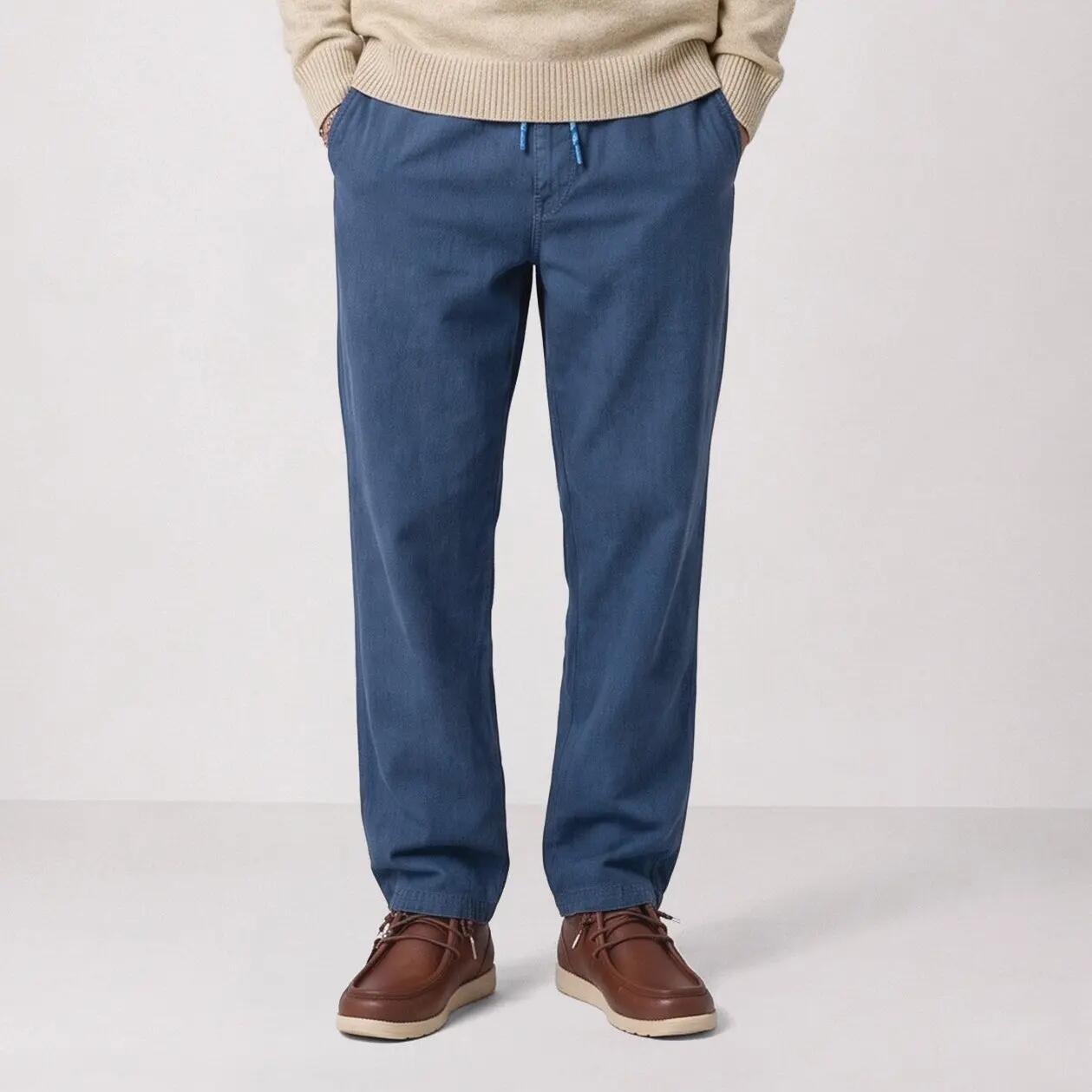 Pantalon 551 en coton à taille élastiquée bleu SBPLAY 2/6