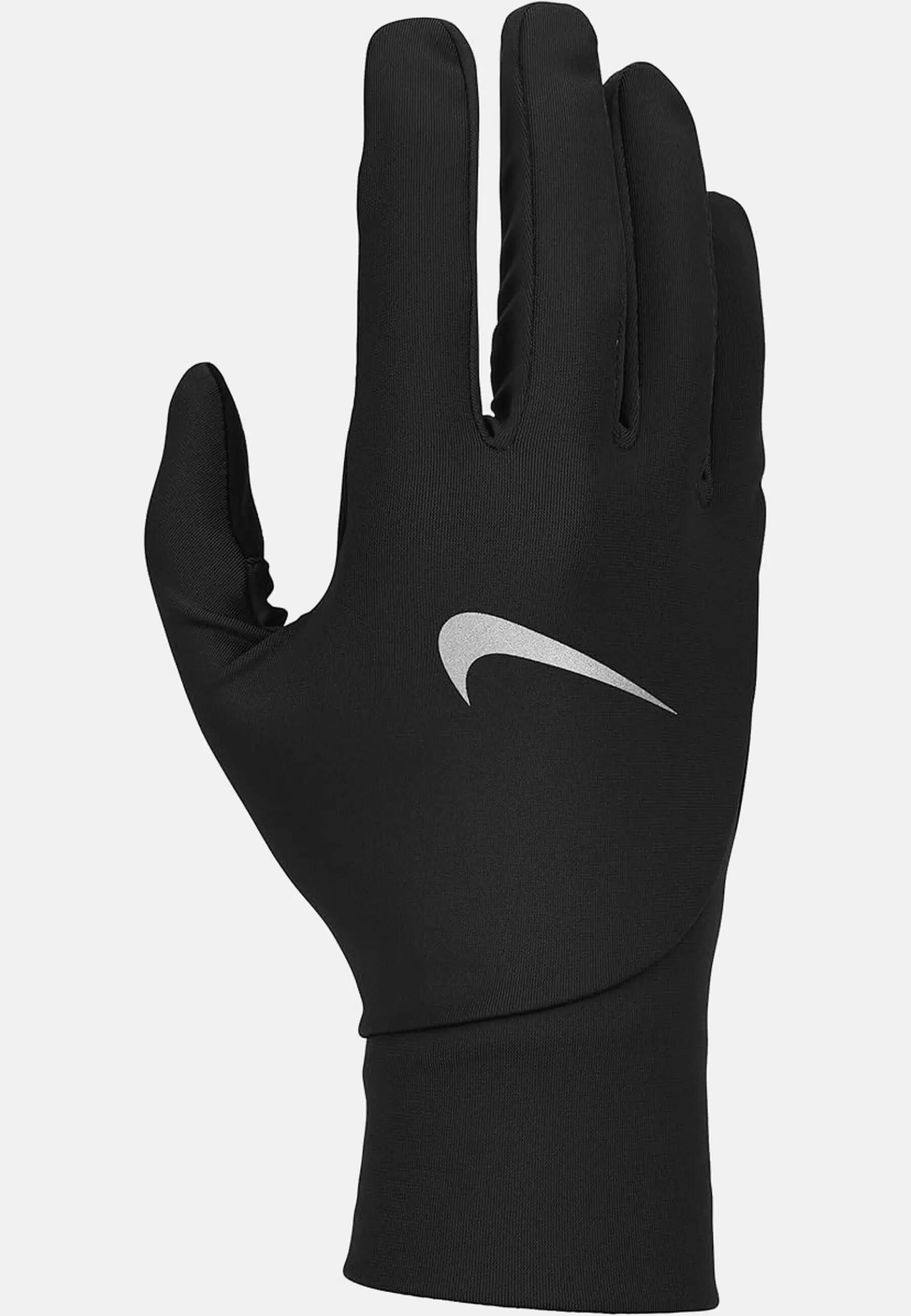 Donna Leggera ThermaFit Aderente Corsa Guanto Nike Nero Argento 4/6