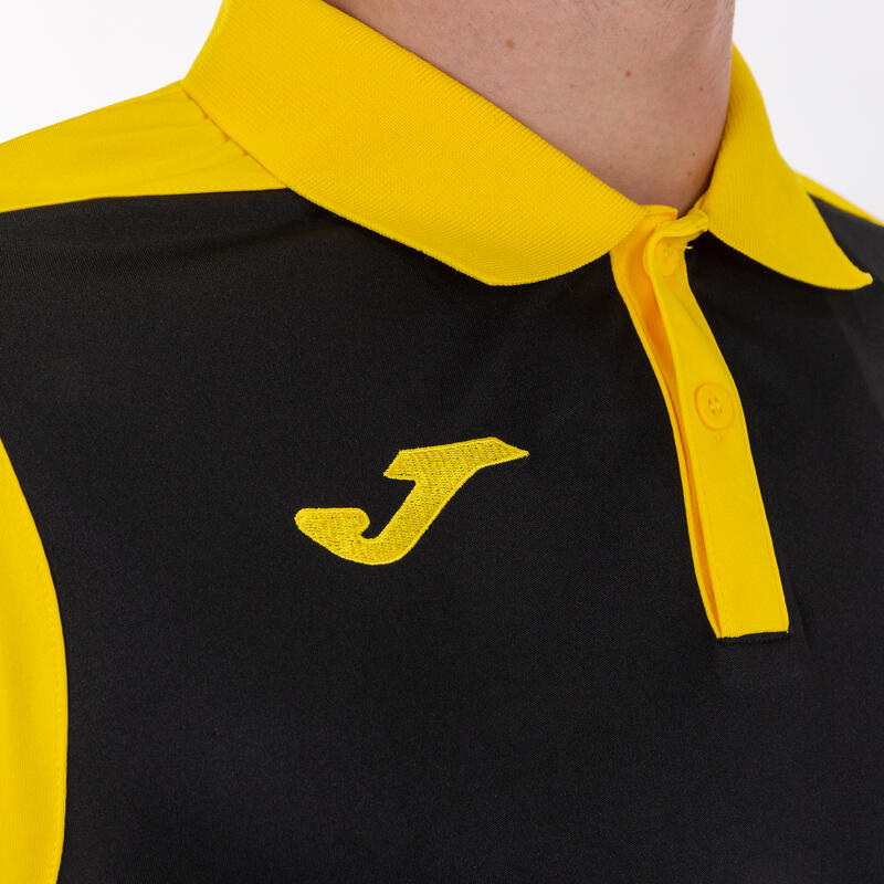 Polo manches courtes Garçon Joma Championship v noir jaune