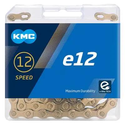 Kette KMC E12 TI-N E-Bike 1/2 x 11/128 12v 3/7