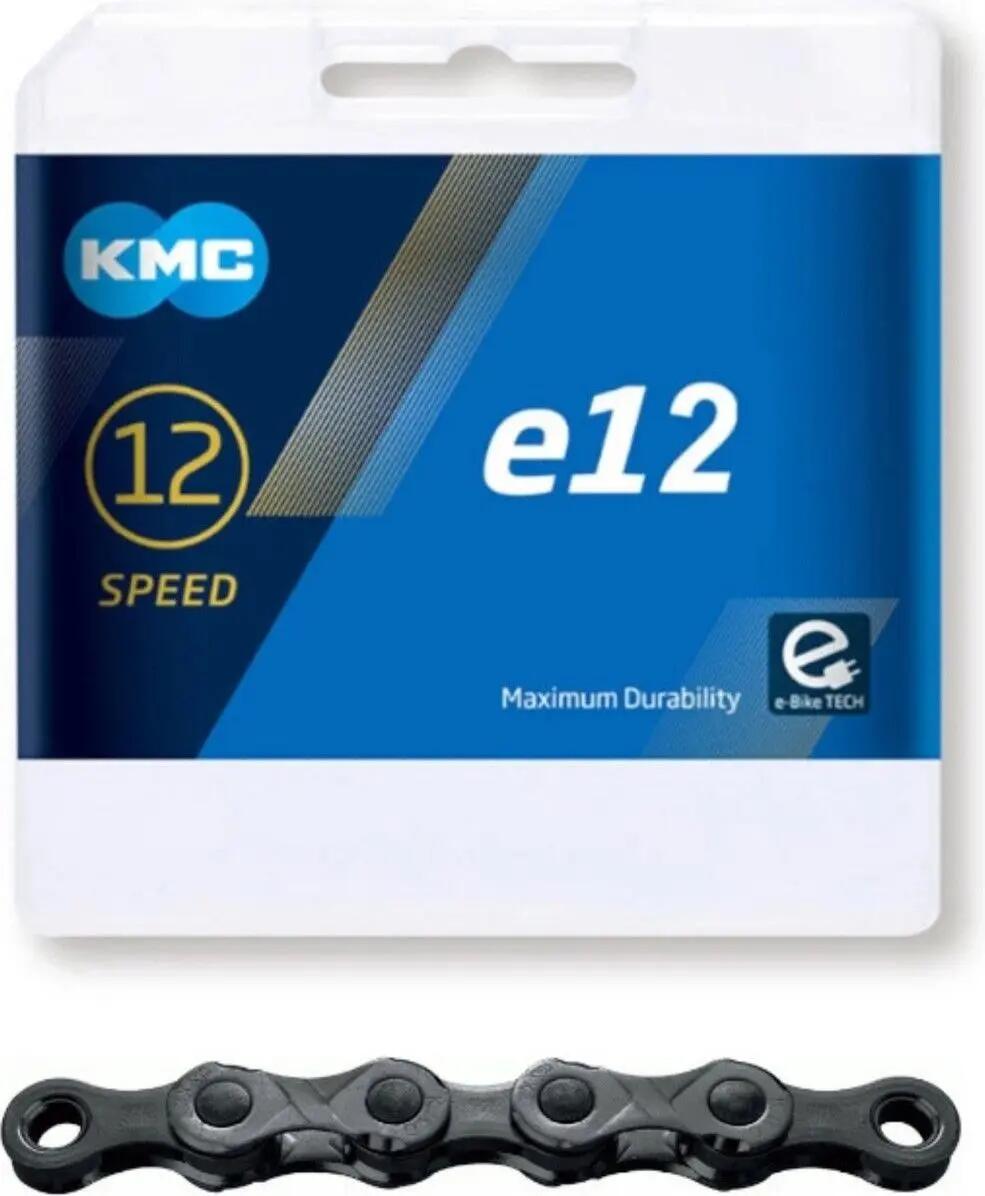Łańcuch Rowerowy E12 Czarny Tech 130 Ogniw 3/7