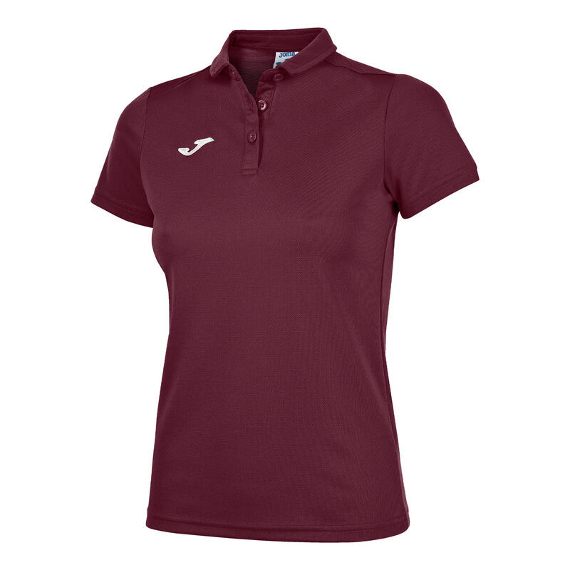 Polo manches courtes Femme Joma Hobby bordeaux
