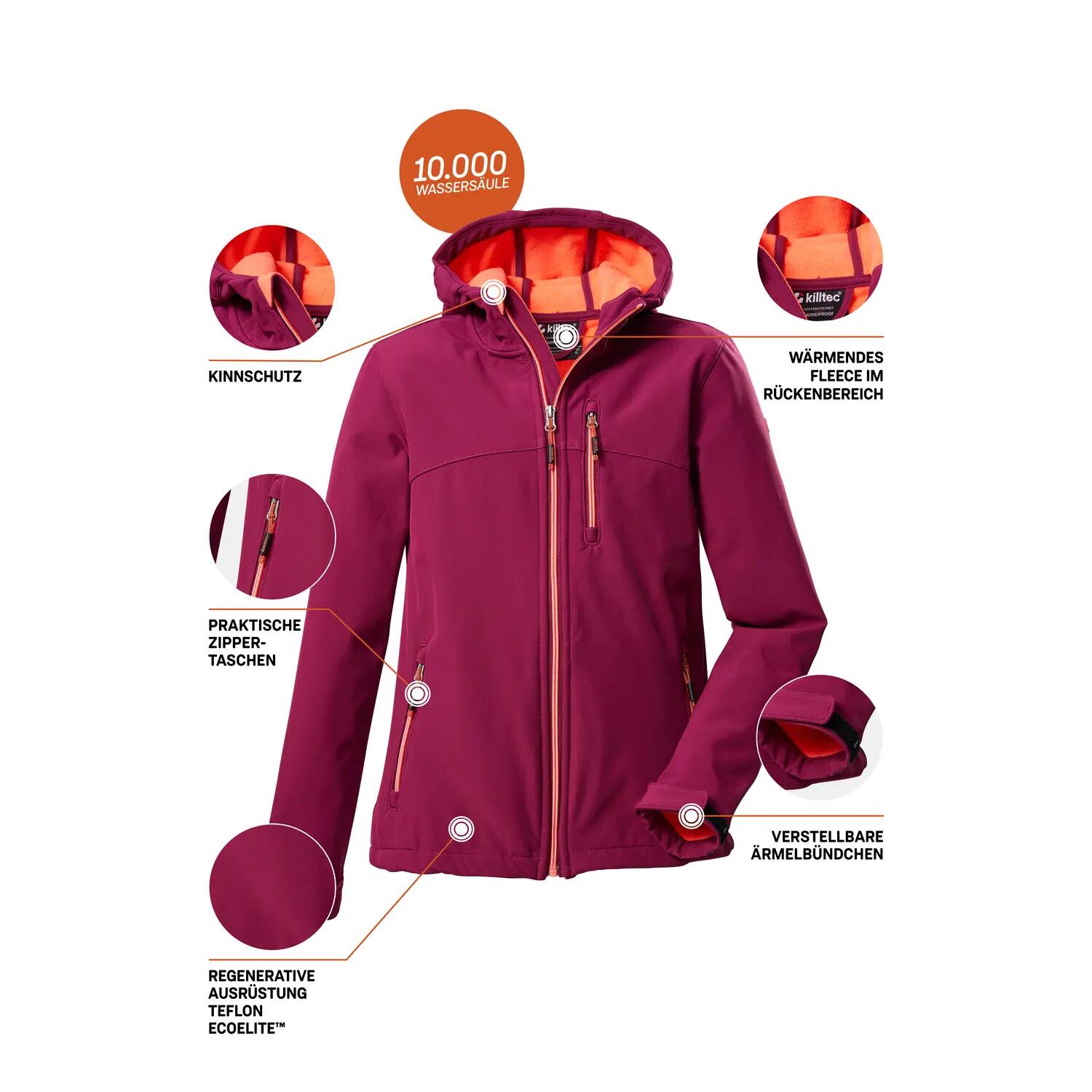 Kinder, Mädchen Softshelljacke Softshelljacke 7/8