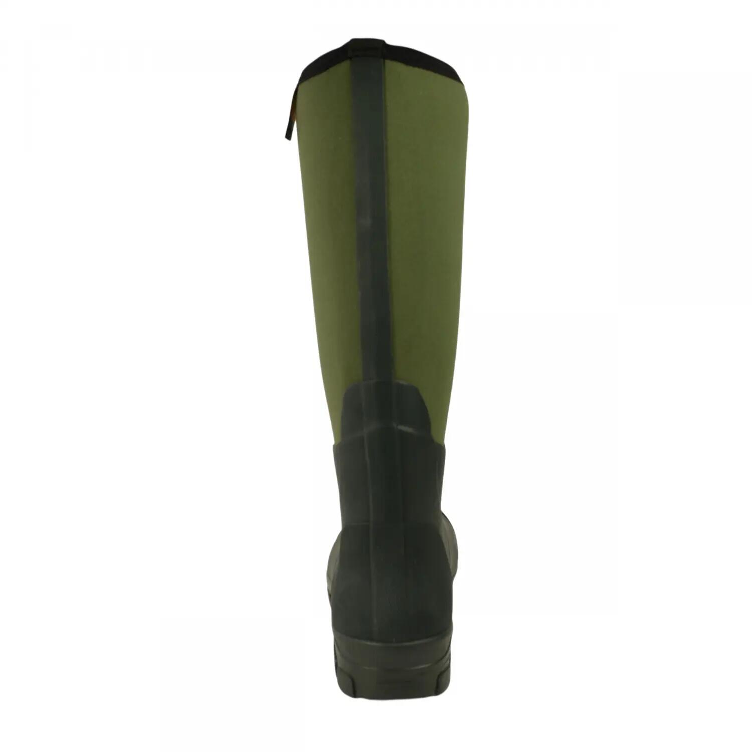 Herren - Outdoor-Gummistiefel - Neoprenstiefel Farum II - Oliv/Schwarz 3/5