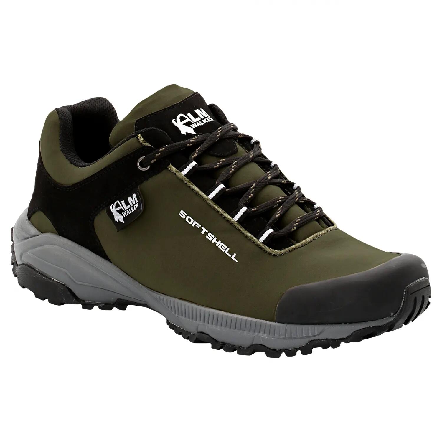 Herren - Outdoor-Halbschuhe - Softshell - Laxa, oliv/schwarz 5/5