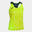 T-shirt de alça Mulher Joma Elite viii amarelo fluorescente azul marinho