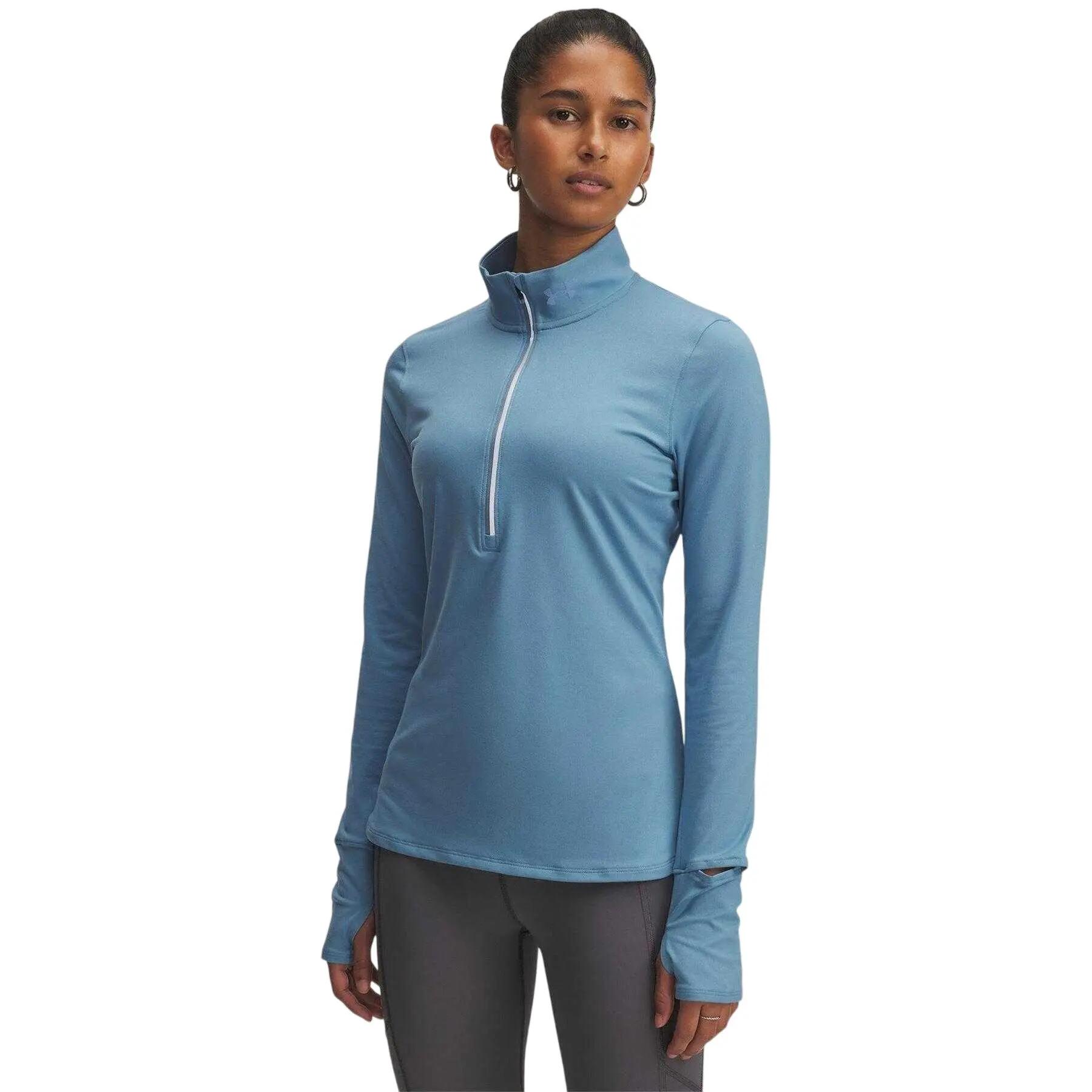 Under Armour Womens/Ladies Launch Pro Half Zip Fitted Long-Sleeved Track Top